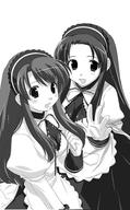 BW asahina_mikuru maid_uniform safe tsuruya-san // 373x604 // 50.0KB