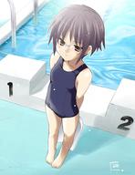 glasses nagato_yuki safe swimsuit // 467x604 // 43.5KB