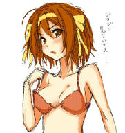 lewd safe sketch suzumiya_haruhi underwear // 563x597 // 78.5KB