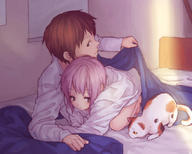 kyon lewd nagato_yuki pajamas safe shamisen // 850x681 // 157.4KB