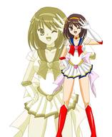parody safe sailor_moon suzumiya_haruhi // 490x600 // 56.9KB
