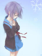 glasses nagato_yuki safe school_uniform // 900x1200 // 58.3KB